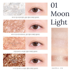 Bảng phấn nhũ mắt 4 ô Dasique Starry Night Shadow Palette - HNK