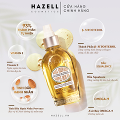 Dầu dưỡng thể hạnh nhân L'Occitane Almond Supple Skin Oil 100ml
