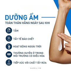 Kem dưỡng ẩm CeraVe Developed With Dermatologists Moisturising Cream - HÀNG NHẬP KHẨU
