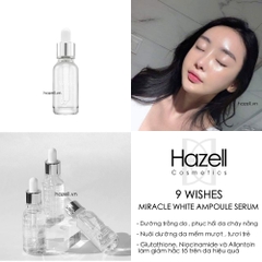 Tinh chất dưỡng trắng 9 Wishes Miracle White  Ampule Serum Whitening Discoloration
