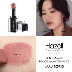 Son thỏi SHU Uemura Rouge Unlimited Matte 3g (Vỏ đen chữ trắng)