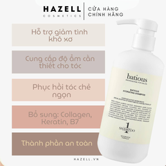 Bộ gội - xả Batious Hydrating 500ml (Vàng) - HÀNG NHẬP KHẨU