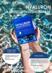 Mặt nạ SOME BY MI Glow - Hyaluron Moisturizing Luminious Ampoule Mask - HÀNG NHẬP KHẨU