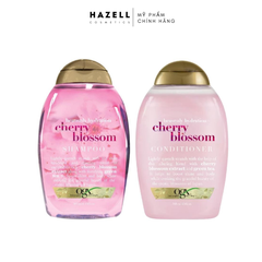 Bộ gội - xả OGX Heavenly Hydration + Cherry Blossom (385ml/1 chai) - HÀNG NHẬP KHẨU
