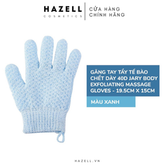 Găng tay tẩy tế bào chết dày Jary Body Exfoliating Massage Gloves 40D - HÀNG NHẬP KHẨU