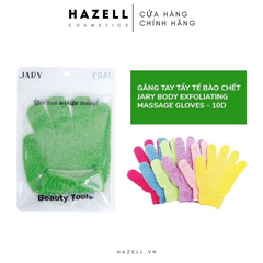 Găng tay tẩy tế bào chết dày Jary Body Exfoliating Massage Gloves 10D - HÀNG NHẬP KHẨU