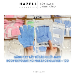 Găng tay tẩy tế bào chết dày Jary Body Exfoliating Massage Gloves 10D - HÀNG NHẬP KHẨU