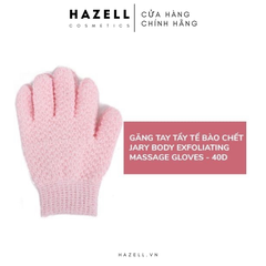 Găng tay tẩy tế bào chết dày Jary Body Exfoliating Massage Gloves 40D - HÀNG NHẬP KHẨU
