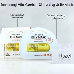 Mặt nạ BANOBAGI Vita Genic - Whitening Jelly Mask Brightening Tone Up ( Vàng )