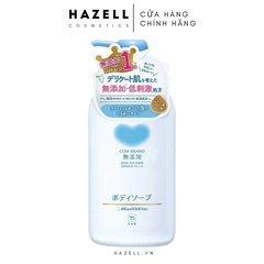 Sữa tắm Cow Additiv Free body Soap 500ml - HNK