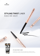 Chì Gel kẻ mắt Vacosi Styling Twist Liner 5ml