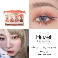 Bảng mắt CLIO Prism Air Eye Palette 1.1g - 01 Coral Sparkle