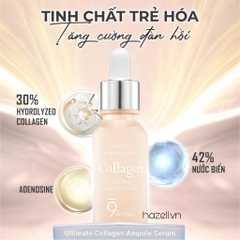 Tinh chất chống lão hóa 9 Wishes Collagen Lifting Anti-wrinkle Serum 25ml