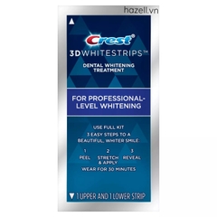 Hộp 20 gói Dán Trắng Răng Crest 3D White Professional Effects