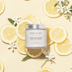 Mặt nạ đất sét dưỡng sáng da chiết xuất chanh Mary&May Lemon Niacinamide Glow Wash Off Pack 125g