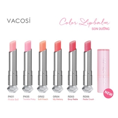 Son dưỡng có màu Vacosi Natural Studio Color Lipbalm 3g