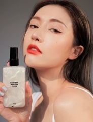 Xịt khoáng khoá nền và căng bóng 3CE Shimmer Makeup Fixer 95ml (Vỏ trắng)