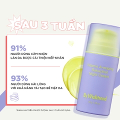 Kem dưỡng By Wishtrend Vitamin A-Mazing Bakuchiol Night Cream 30g