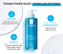 Gel rửa mặt LA ROCHE-POSAY Effaclar Gel Moussent Purifian 400ml
