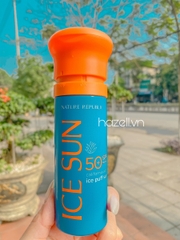 Kem chống nắng Nature Republic ICE SUN California Aloe SPF50+PA++++ ( XANH ) - Mẫu mới nhất 2020