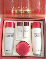 Set dưỡng trẻ hoá 3W Clinic Collagen ( Đỏ )