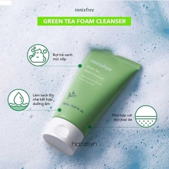 Sữa rửa mặt trà xanh innisfree Green Tea Foam Cleanser 150ml