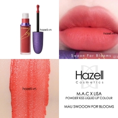 Son kem lì M.A.C X Lisa Powder Kiss Liquid Lip Colour 5ml (Tím)