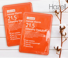 Mặt nạ By Wishtrend Natural Vitamin 21.5% Enhancing Sheet Mask 23ml