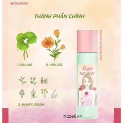 Toner chiết xuất rau má & hoa cúc SeoulRose Rosa Deep Pore Healing 120ml