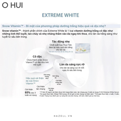 Sữa rửa mặt OHUI Extreme Bright Cleansing Foam 160ml - HÀNG NHẬP KHẨU