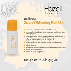 Lăn khử mùi trắng da Scion Whitening Roll On - 75ml