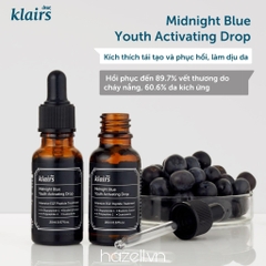 Tinh chất Dear, Klairs Midnight Blue Youth Activating Drop - HÀNG NHẬP KHẨU