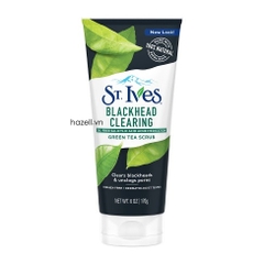 Tẩy da chết ST.Ives Blackhead Clearing Green Tea Scrub