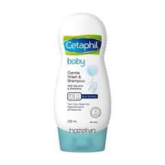 Sữa tắm gội cho bé Cetaphil Baby Gentle Wash & Shampoo