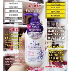 Sữa dưỡng thể chống nắng Hatomugi UV care & moisturizing SPF31 PA +++ 250ml