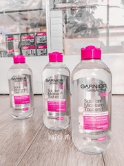 Nước tẩy trang Garnier Skin Active Solution Micellaire Tout en 1 - 400ml (Hồng đậm)