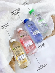 Nước tẩy trang Garnier Skin Active Solution Micellaire Tout en 1 à l'Eau de Rose - 400ml (hồng nhạt)
