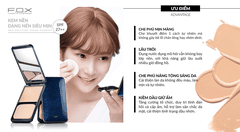 Kem Nền Dạng Nén F.O.X Pro-Moisture Cream Compact SPF 27++ 12g