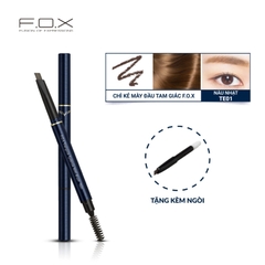 Chì kẻ mày F.O.X Triangular Eyebrow With Brush 0.25g