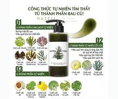 Sữa rửa mặt rau củ thải độc Super Vegitoks Cleanser - Green (Xanh) - HNK