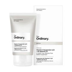 Kem dưỡng sáng da, mờ thâm mụn The Ordinary Vitamin C Suspension 23% + HA Spheres 2% 30ml