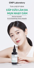 Tinh chất CNP Laboratory Derma+ Answer SOS Soothing Tonic Ampule 200ml (IP-BHA) - HÀNG NHẬP KHẨU