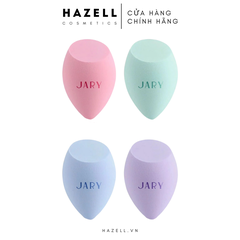 Mút trang điểm Jary Makeup Sponge Fullbox S1 - Quả Olive Cắt Vát Phần Đáy - HÀNG NHẬP KHẨU