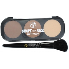 Bảng tạo khối 3 ô W7 Shape Your Face Contour Kit