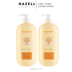 Bộ gội+xả VOUDIOTY Hair Repairing 1000ml (Vàng) - HNK