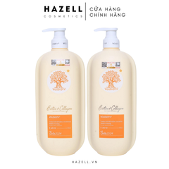 Bộ gội-xả VOUDIOTY Hair Repairing 1000ml (Vàng)