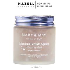 Mặt nạ ngủ Mary&May Calendula Peptide Ageless Sleeping Mask 110g