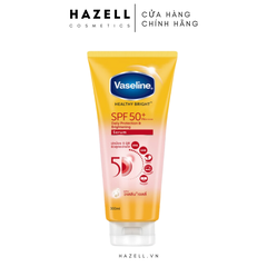 Sữa dưỡng thể chống nắng Vaseline 50x SPF 50+ PA++++ 300ml (HÀNG NHẬP KHẨU)