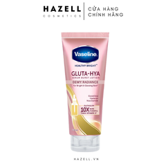 Sữa dưỡng thể Vaseline Healthy Bright Gluta-HYA 10X Serum Burst Lotion - Dewy Radiance 330ml (HÀNG NHẬP KHẨU)