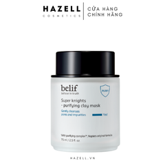 Mặt nạ BELIF Super Knights Purifying Clay Mask 75ml - HÀNG NHẬP KHẨU